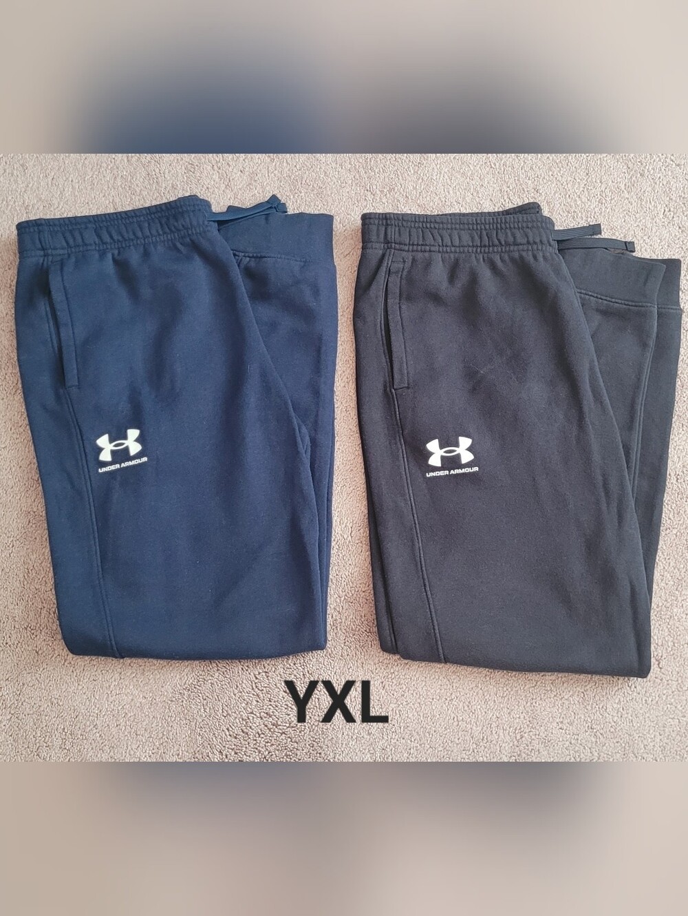Under Armour Kids Navy & Black Jogger Pants